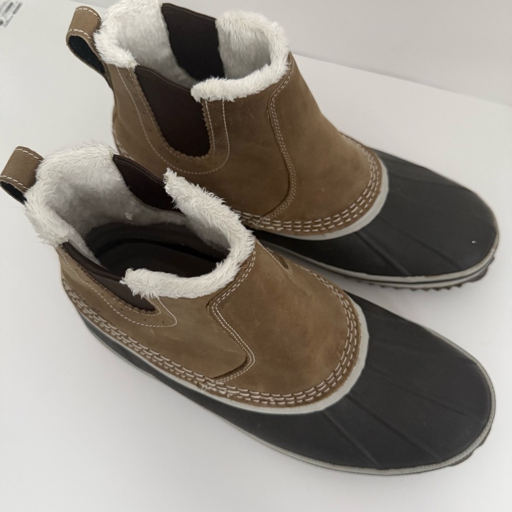 Eddie Bauer Brown Hunt Pac Slip-On Boots - Picture 3 of 8